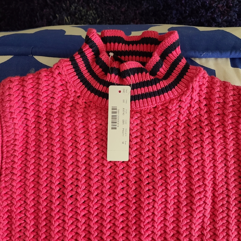 J Crew sleeveless turtleneck sweater